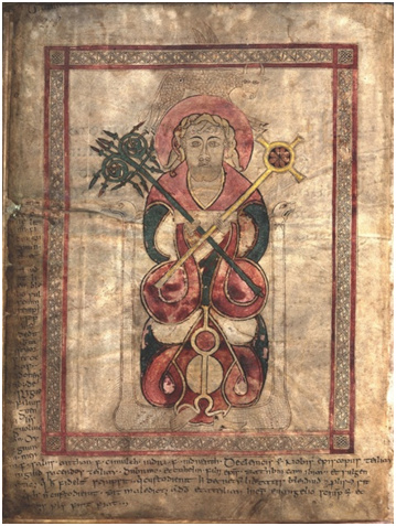 Page of the LLandeilo Gospels