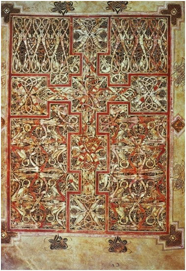 Page of the LLandeilo Gospels